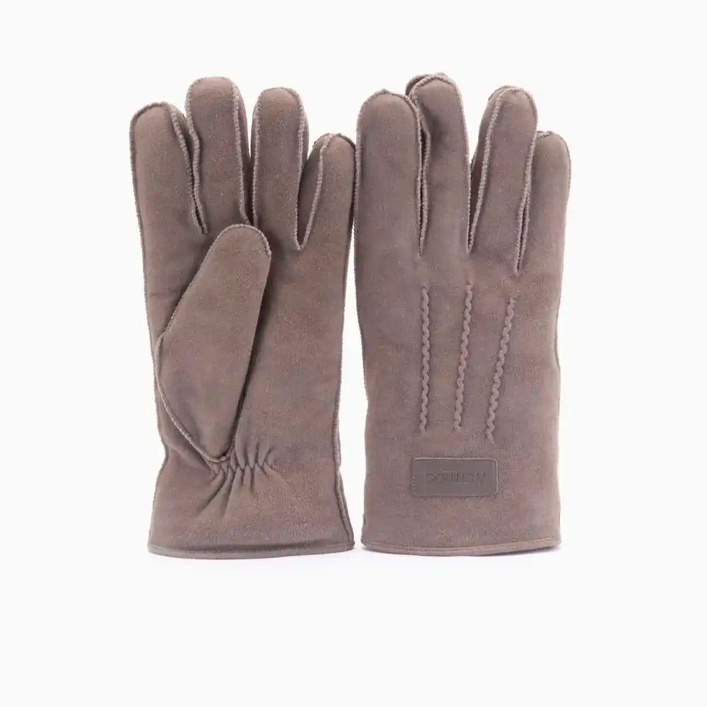Warmbat Handschuhe herren suède pebble