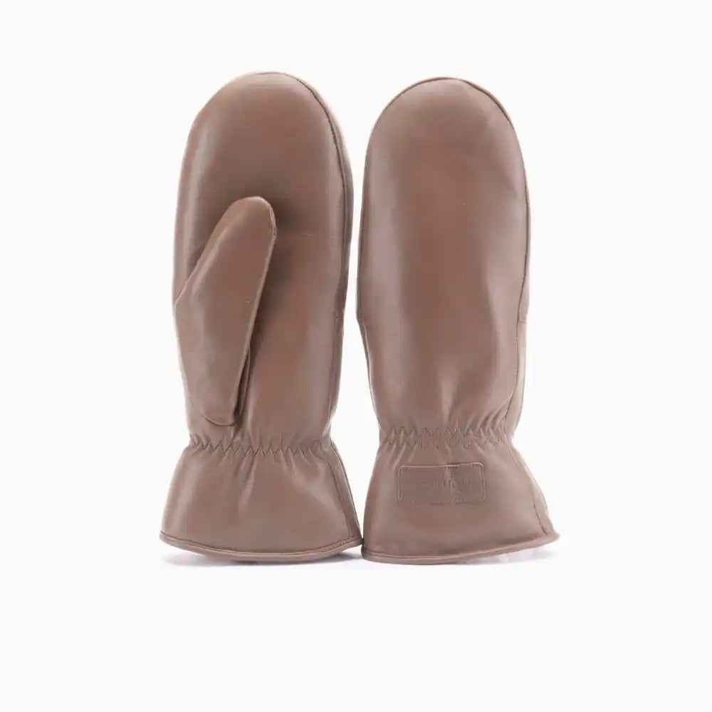 handschuhe fäustlinge damen leder Warmbat Fäustlinge damen leather taupe