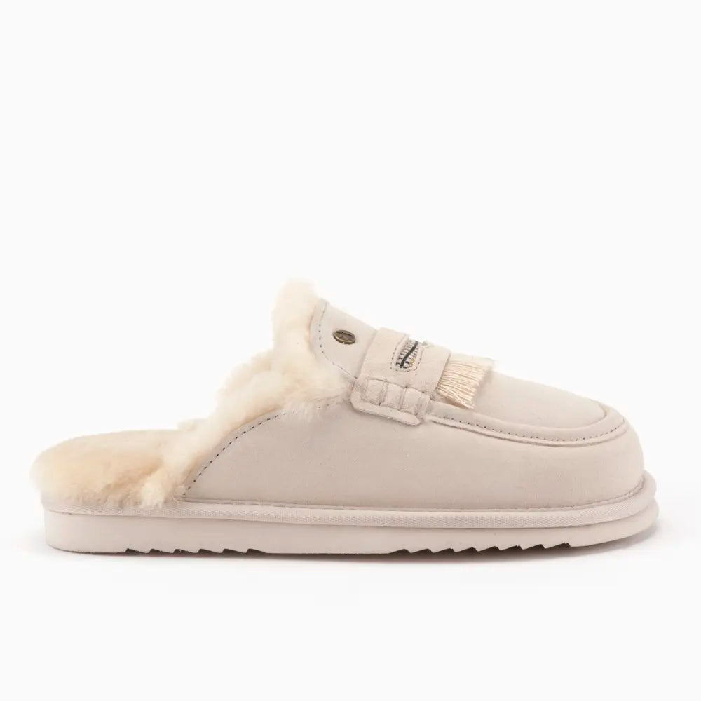 Bambra Damen Suède Ivory