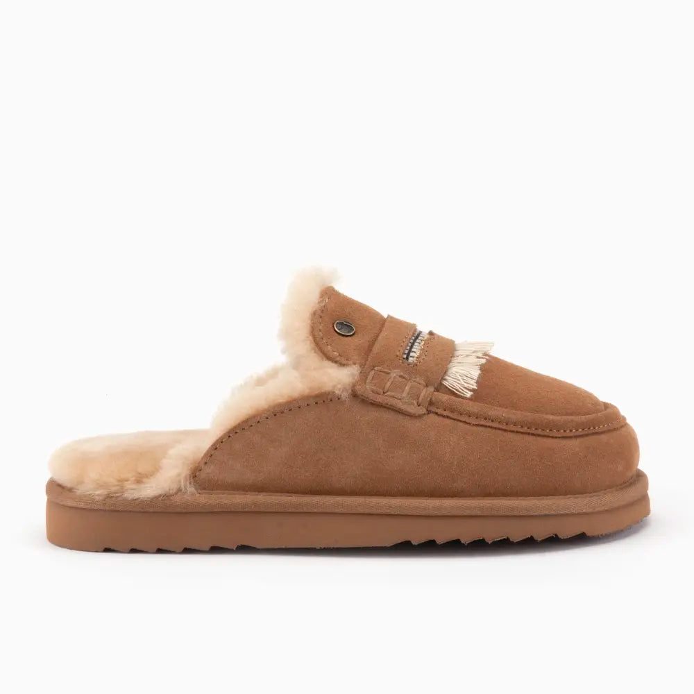 Bambra Damen Suède Beige