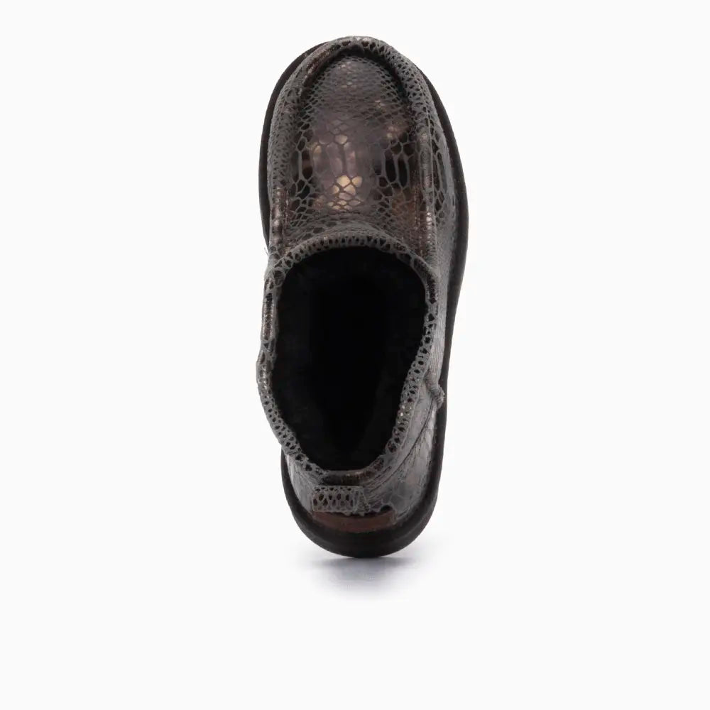 Barunga Damen Suède Boot Snake Choco 2