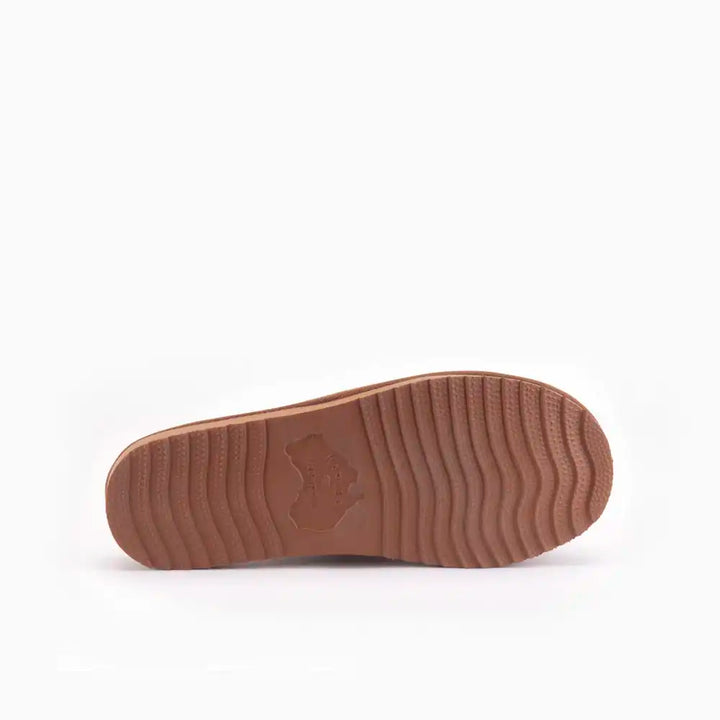 Classic kinder suède cognac thumbnail 2