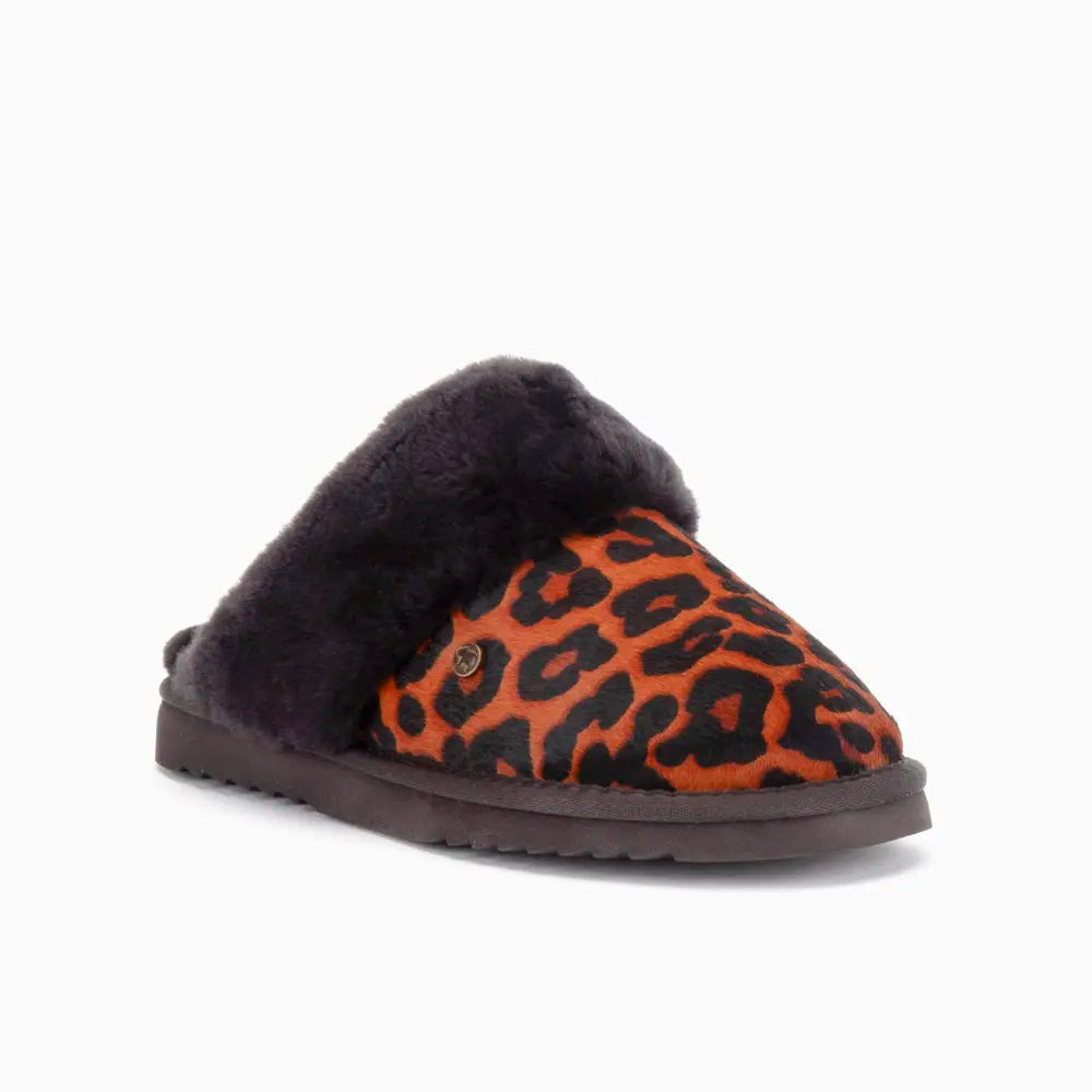 Collie Damen Print Hairy Panther Cognac 2