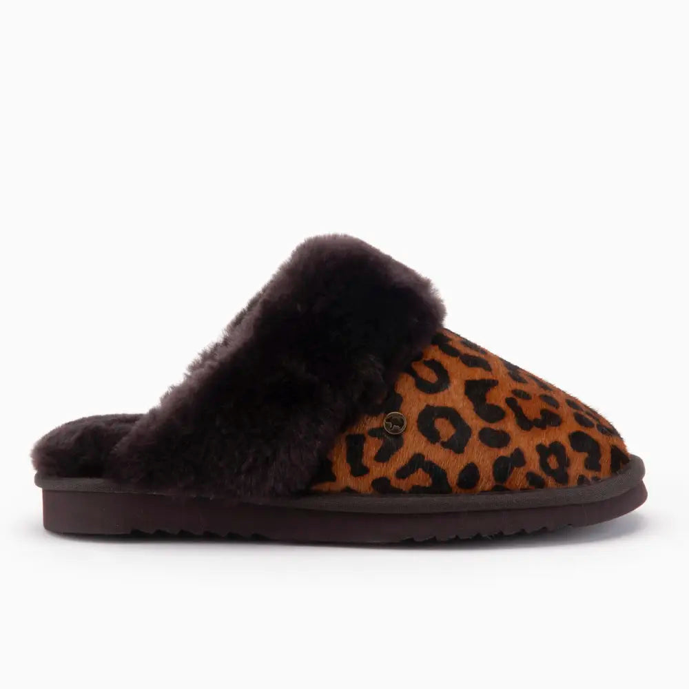 Collie Damen Print Hairy Panther Cognac