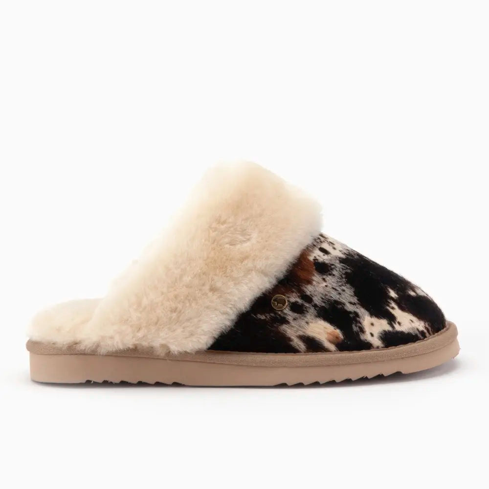 Collie Damen Print Hairy Cow Black