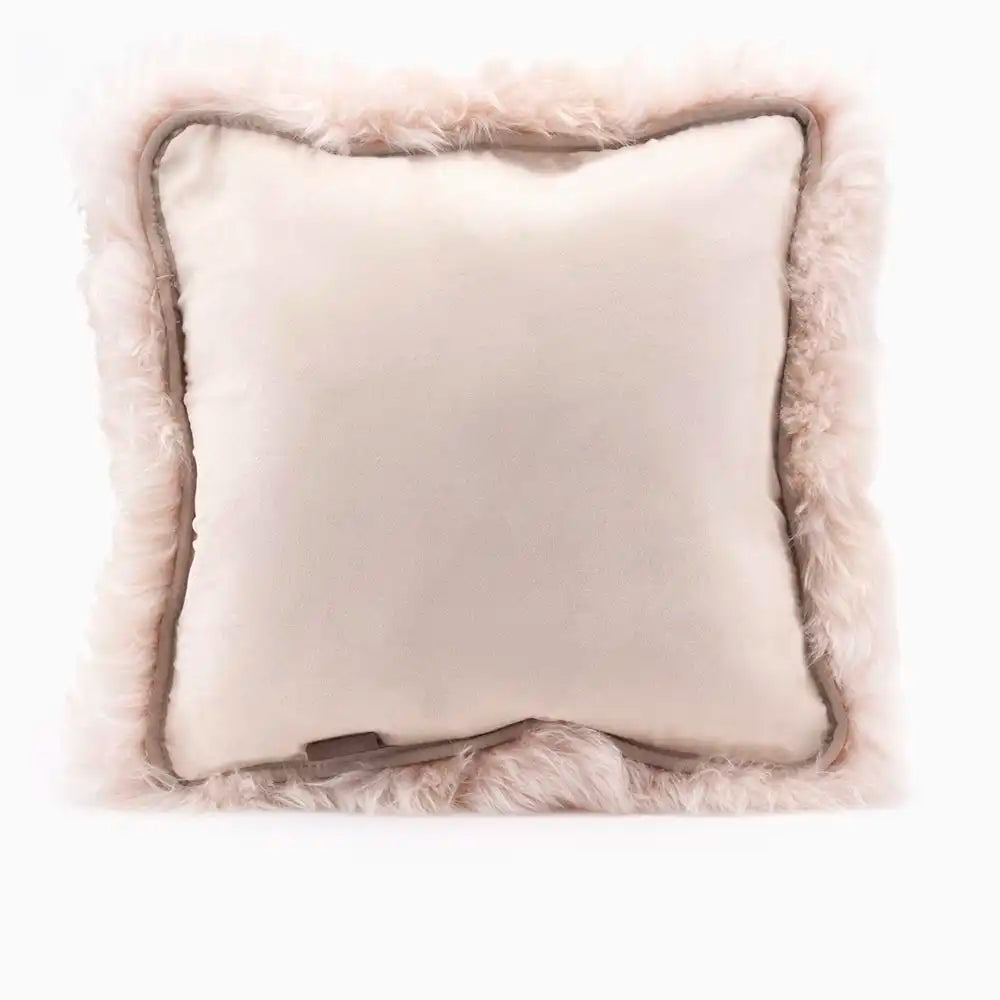 Kissen aus Merinowolle blush 1