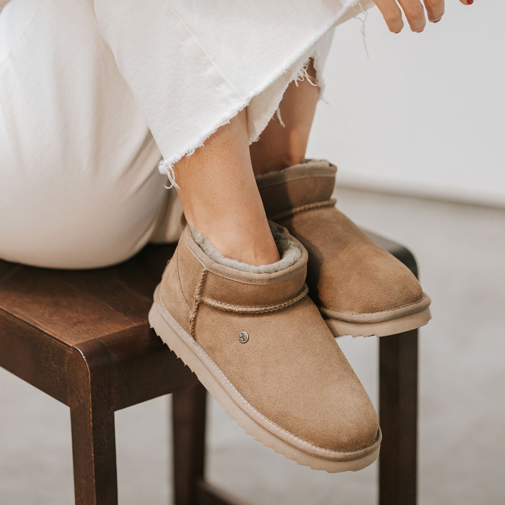Durack Damen Suède Taupe 1