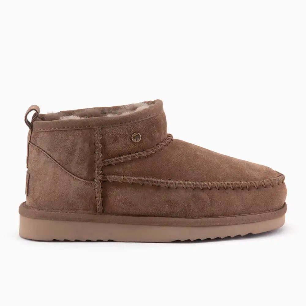 Durack dames suède stitch mud 15