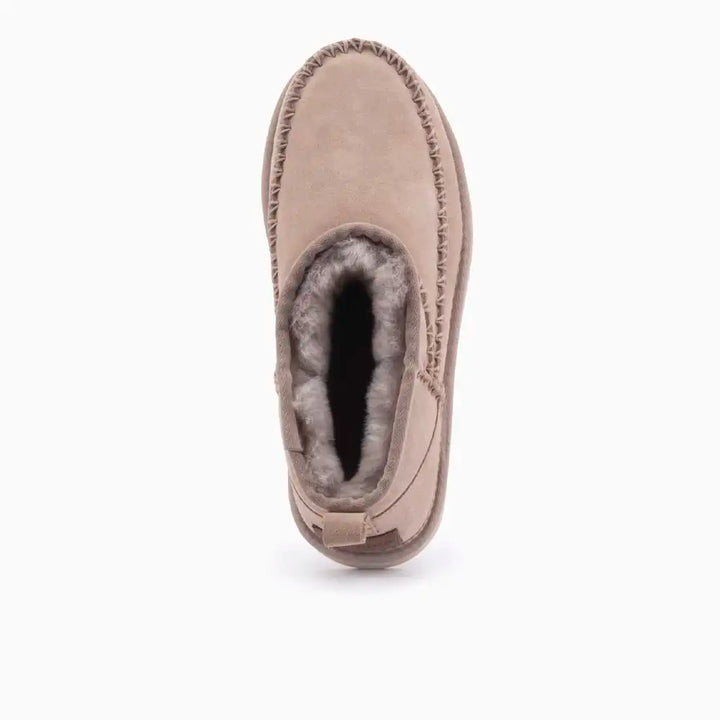 Durack dames suède stitch taupe thumbnail 10