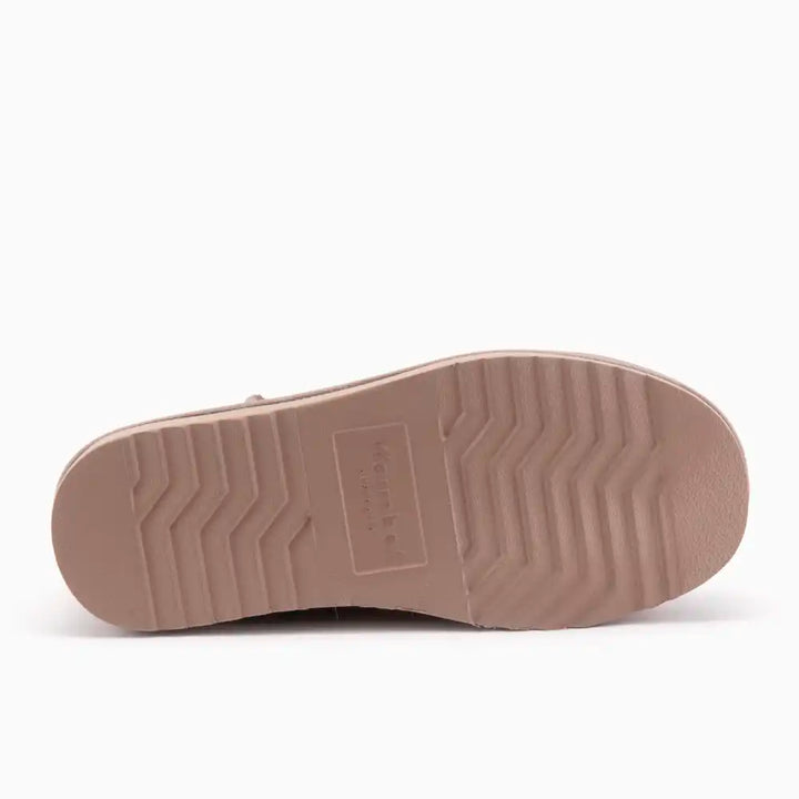 Durack dames suède stitch taupe thumbnail 3