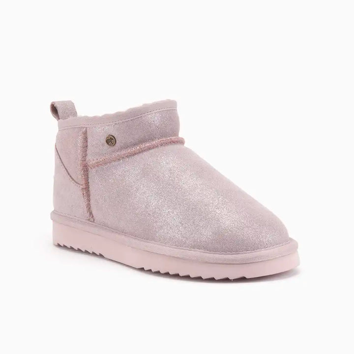 Durack dames suède metallic silver thumbnail 1