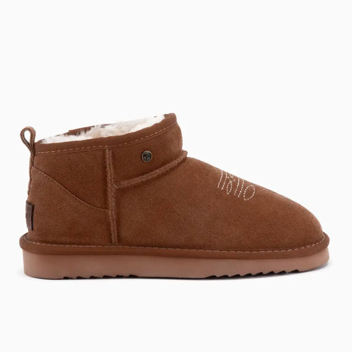 Durack Damen Suède Boot Western Cognac thumbnail