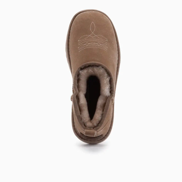Durack Damen Suède Boot Western Sand thumbnail 2