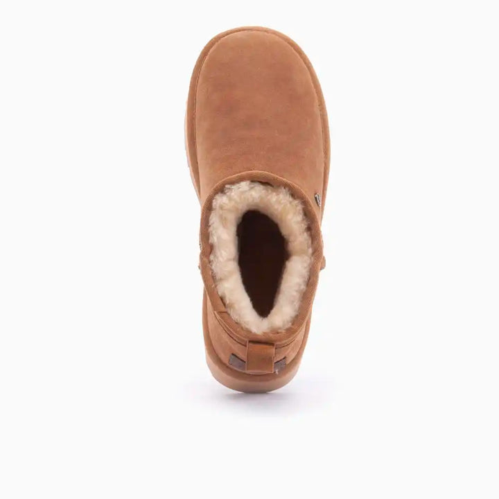 Durack dames suède plateau cognac thumbnail 10