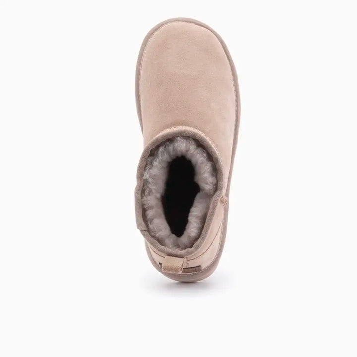 Durack dames suède plateau taupe thumbnail 2