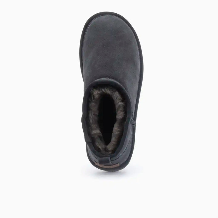 Durack dames suède plateau charcoal thumbnail 2