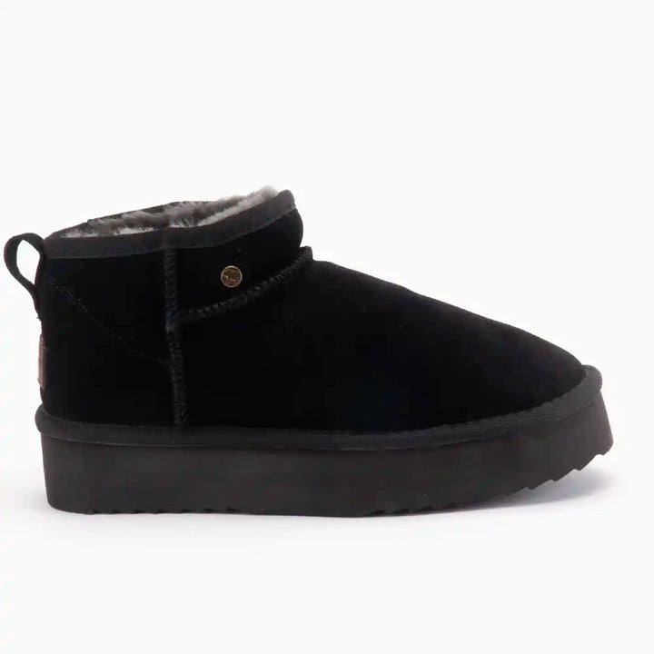 Durack Wildleder Plateau schwarz grau - NICHT ONLINE - KAUFEN NELSON thumbnail