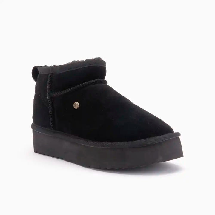 Durack suède plateau black thumbnail 1