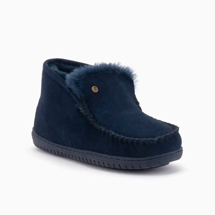 Darwino suède dark navy thumbnail 1