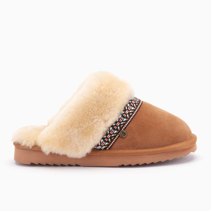 Flurry Damen Suède Tape Cognac thumbnail