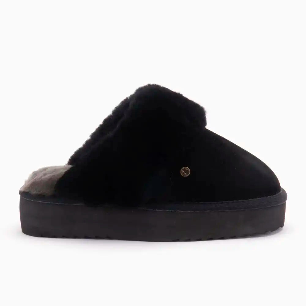 Flurry suède plateau black 6