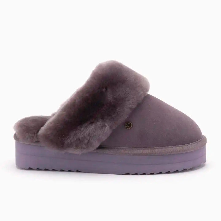 Flurry suède plateau plum thumbnail