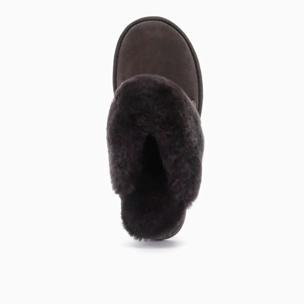 Flurry Damen Suède Plateau Choco 3