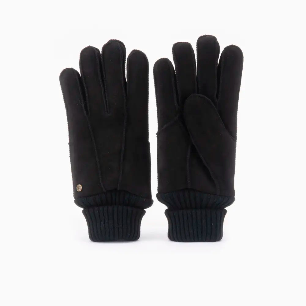 Handschuhe Herren Lammy Patchwork Black