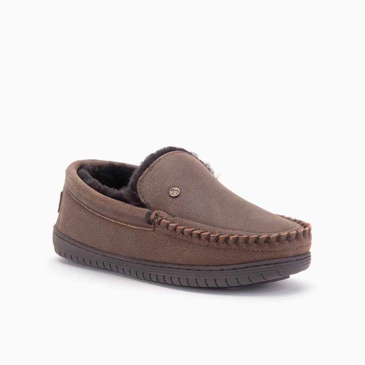 Grizzly Men Cracked Leather Brown thumbnail 1
