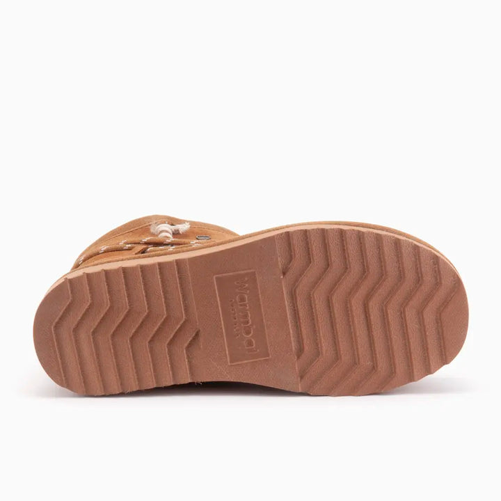 Kalbarri Damen Suède Lace Boot Cognac thumbnail 4
