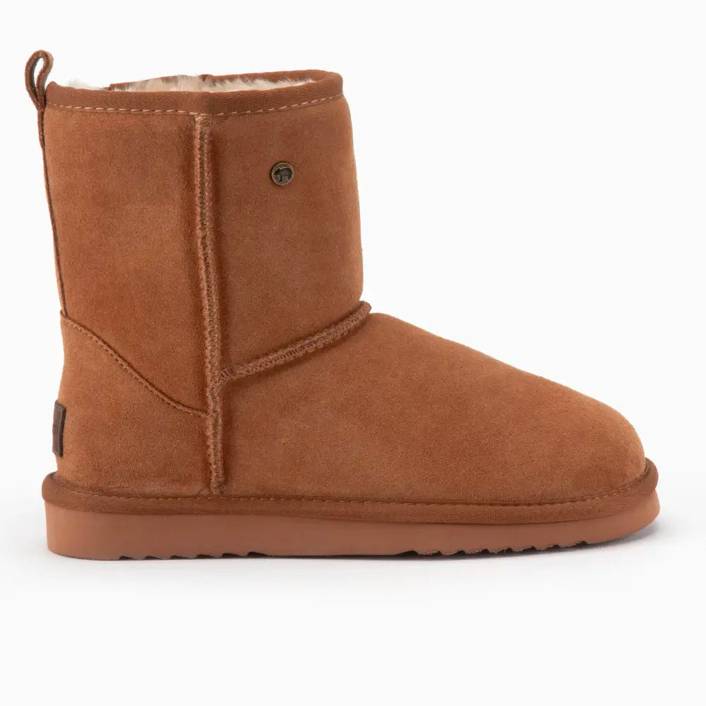 Kangaroo Dames Suède Boot Cognac