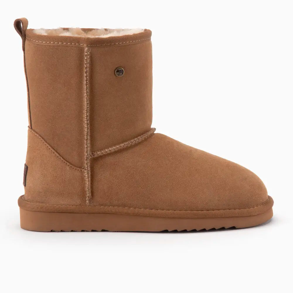 Kangaroo Damen Suède Boot Beige