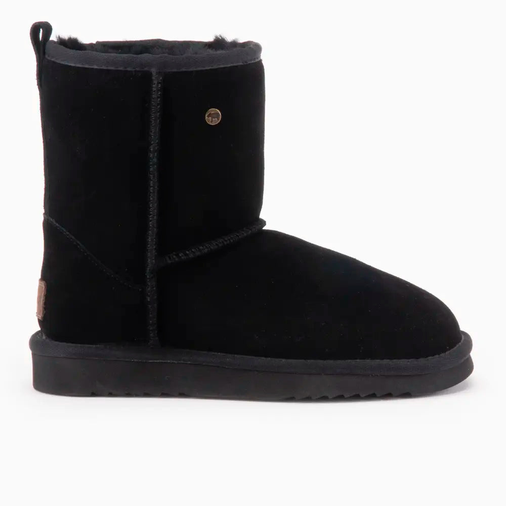 Kangaroo Dames Suède Boot Black