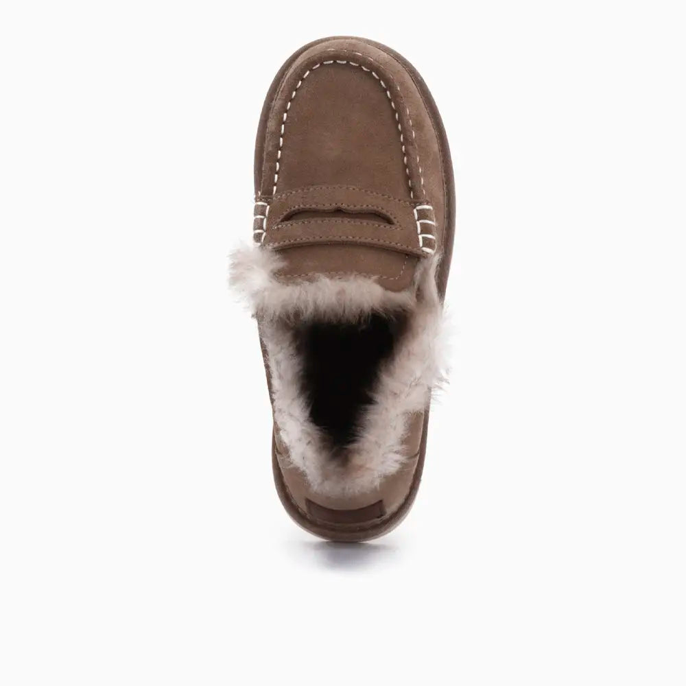 Mildura Dames Suède Loafer Tw Mud Sand 2