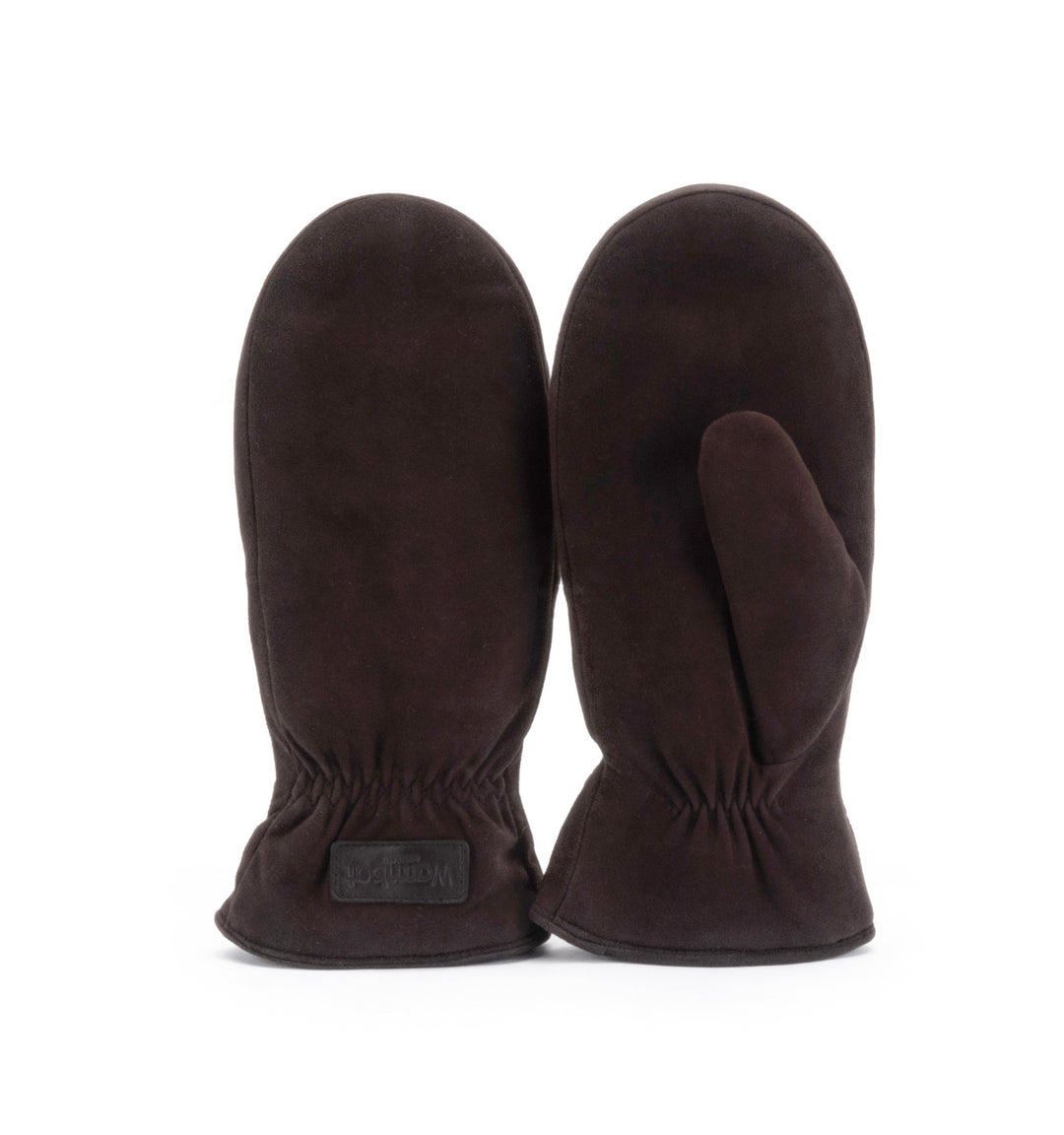Fäustlinge Damen Goat Suède Choco