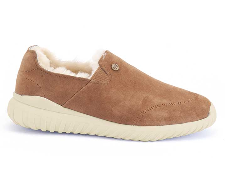 Robina Wildleder Cognac