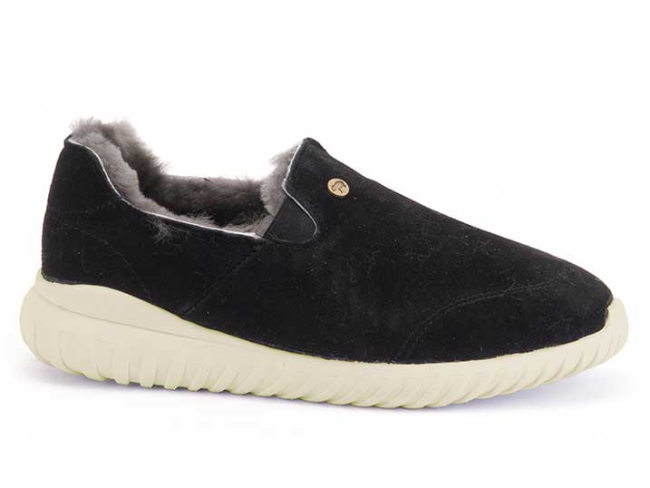 Robina Wildleder schwarz