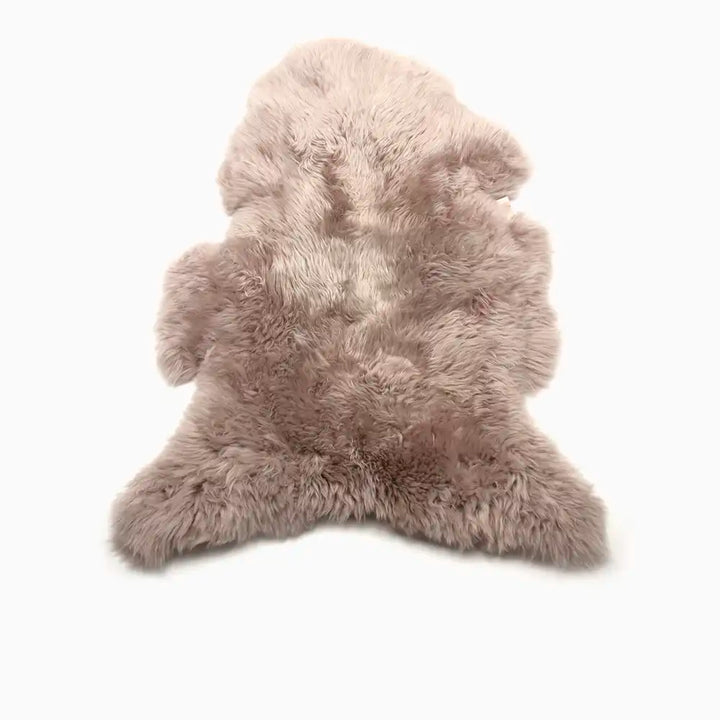 Schapenvacht langharige wol Taupe thumbnail