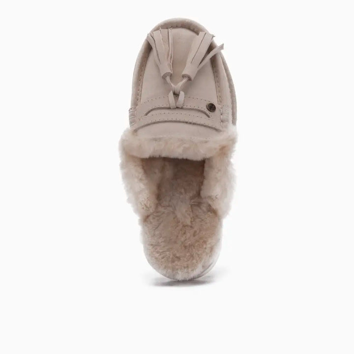 Temora Damen Suède Tassels Ivory thumbnail 3