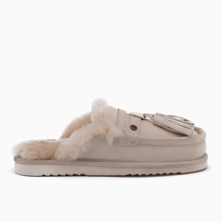 Temora Damen Suède Tassels Ivory thumbnail