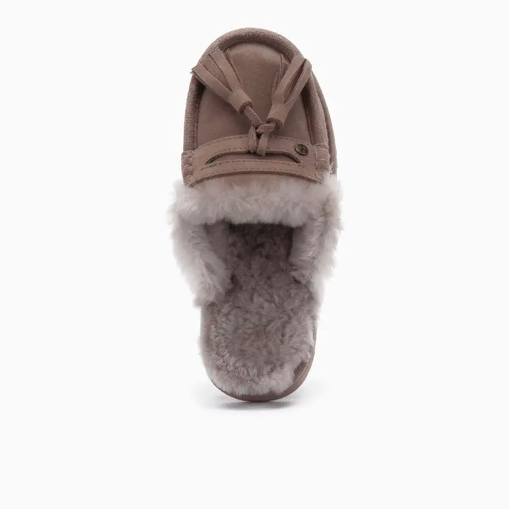 Temora Damen Suède Tassels Taupe thumbnail 3
