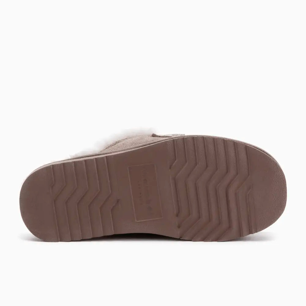 Temora Damen Suède Tassels Taupe 4