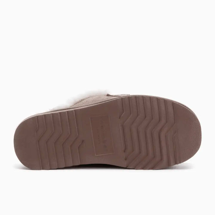 Temora Damen Suède Tassels Taupe thumbnail 4