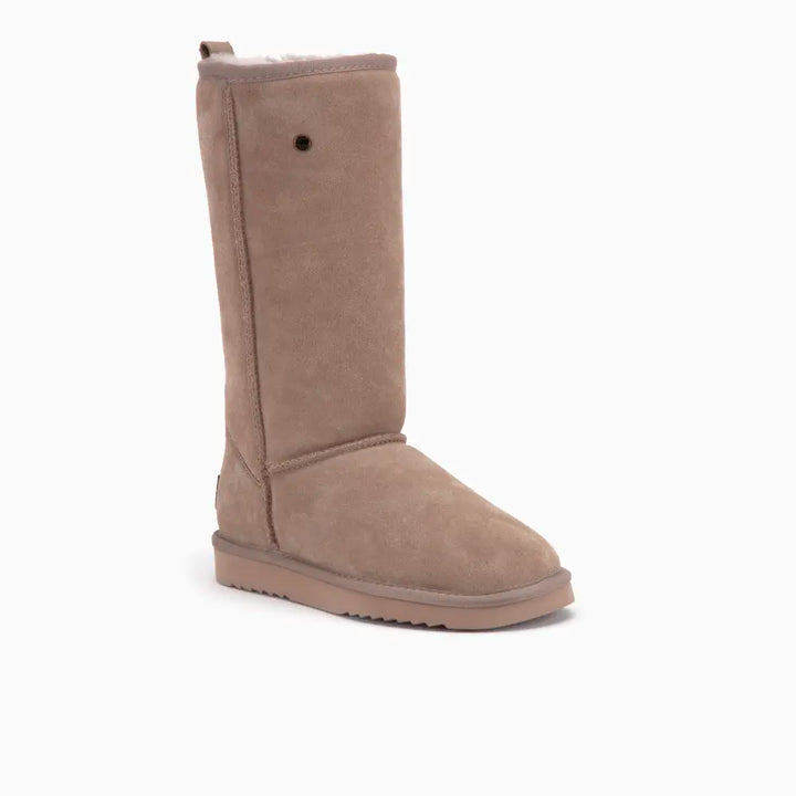 Tamala Damen Suède Boot Taupe thumbnail 1