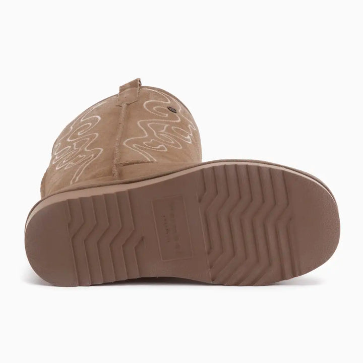 Tamala Damen Suède Boot Western Sand thumbnail 4