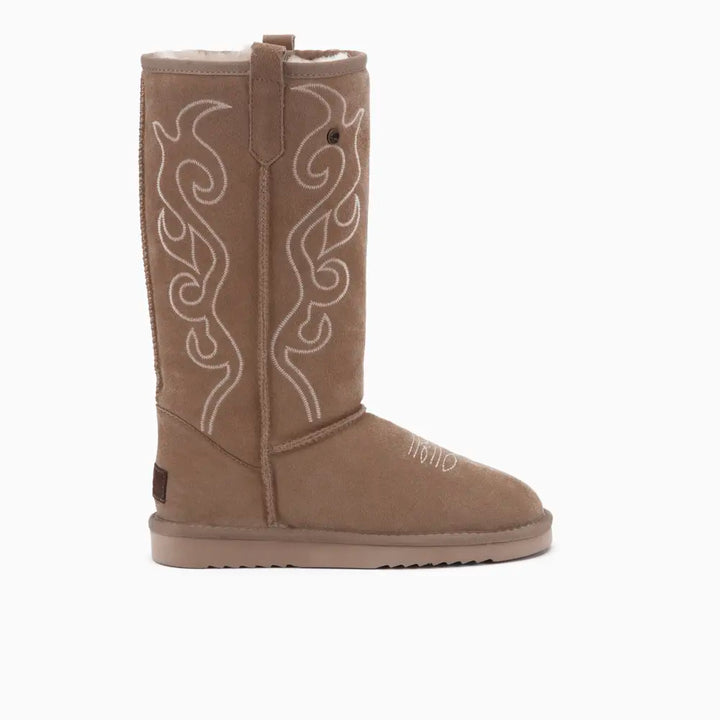 Tamala Damen Suède Boot Western Sand thumbnail