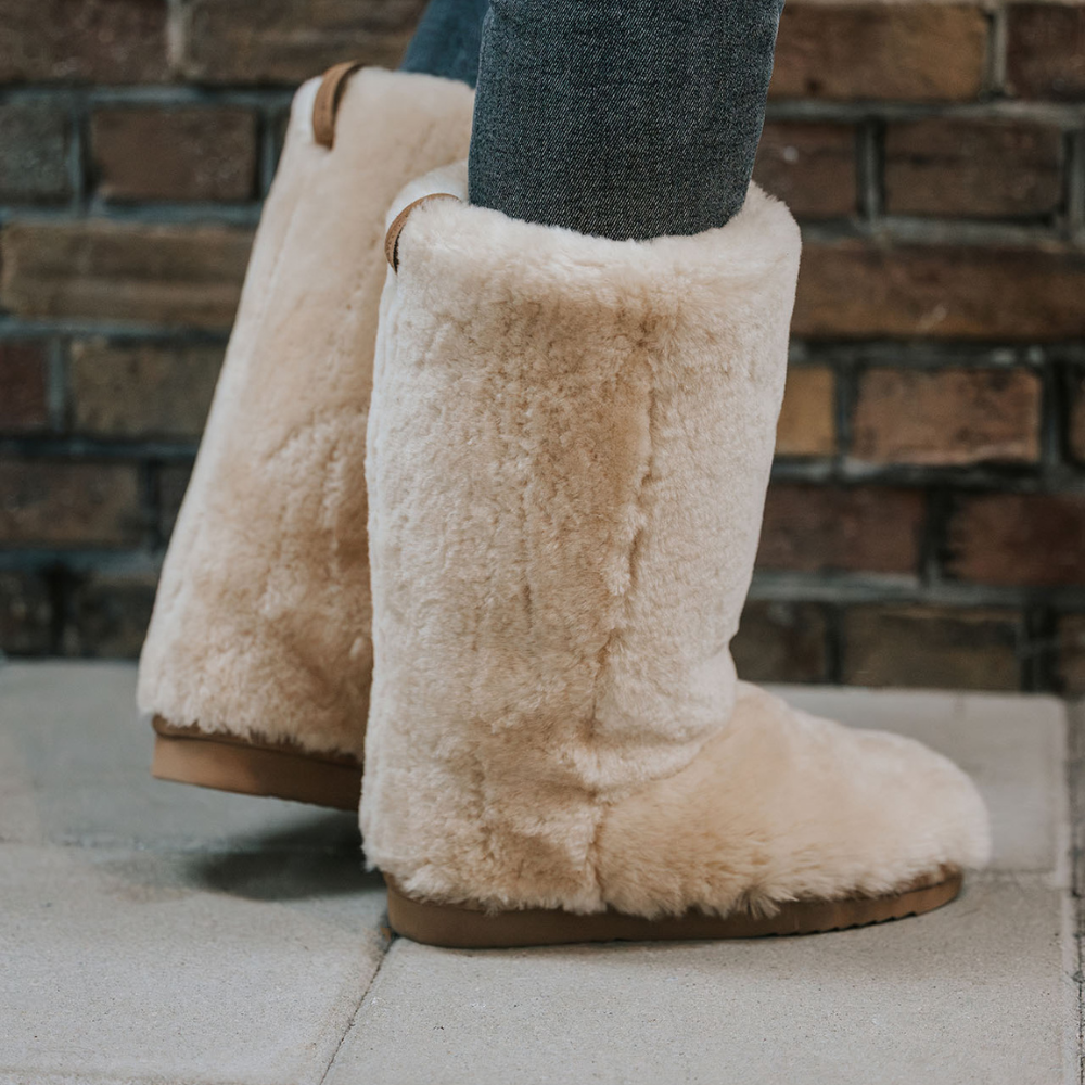 Tamala Damen Boot Wool Camel 1