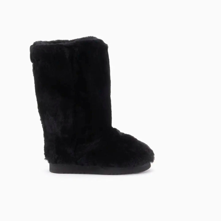 Tamala Damen Boot Wool Black thumbnail