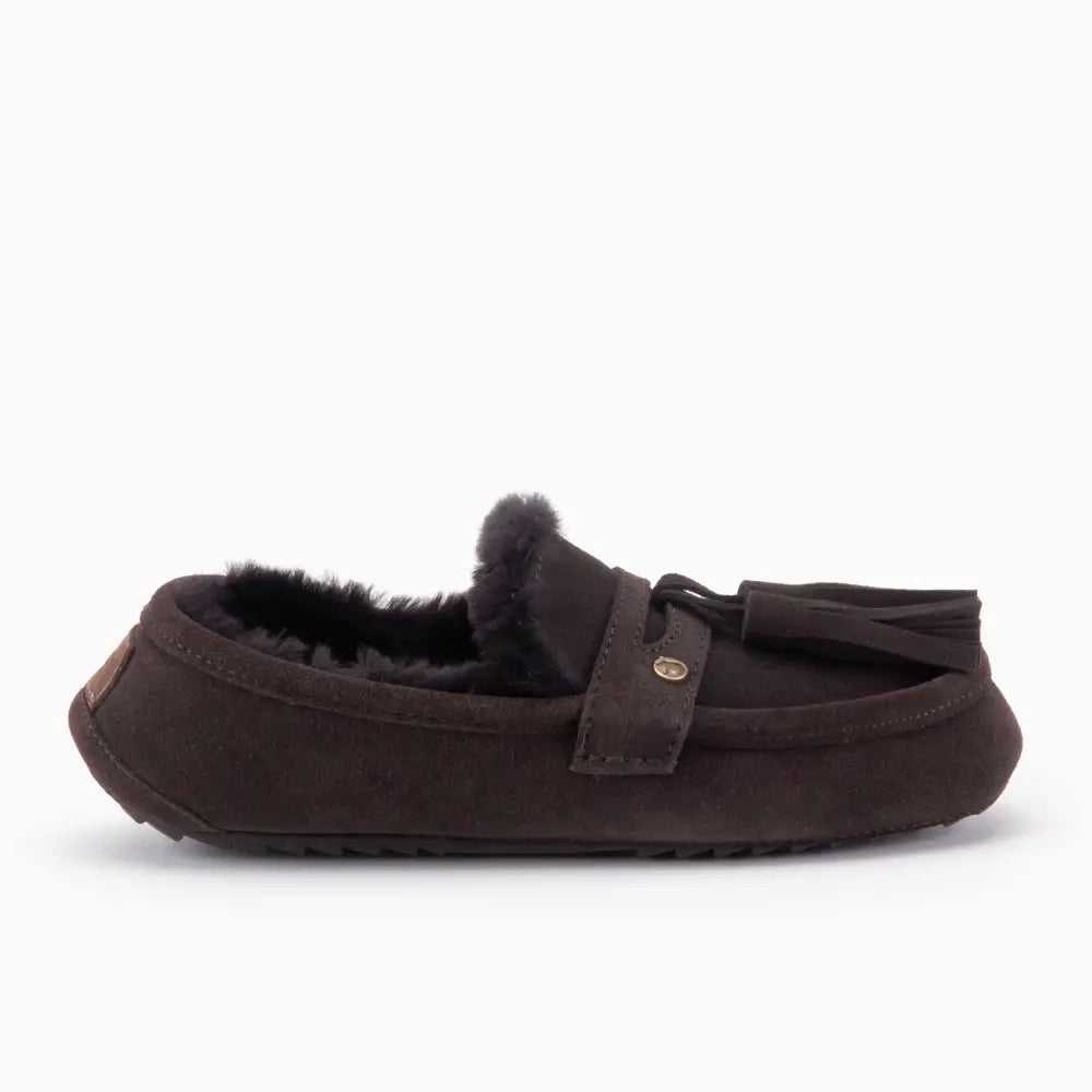 Walcha Damen Suède Tassels Choco