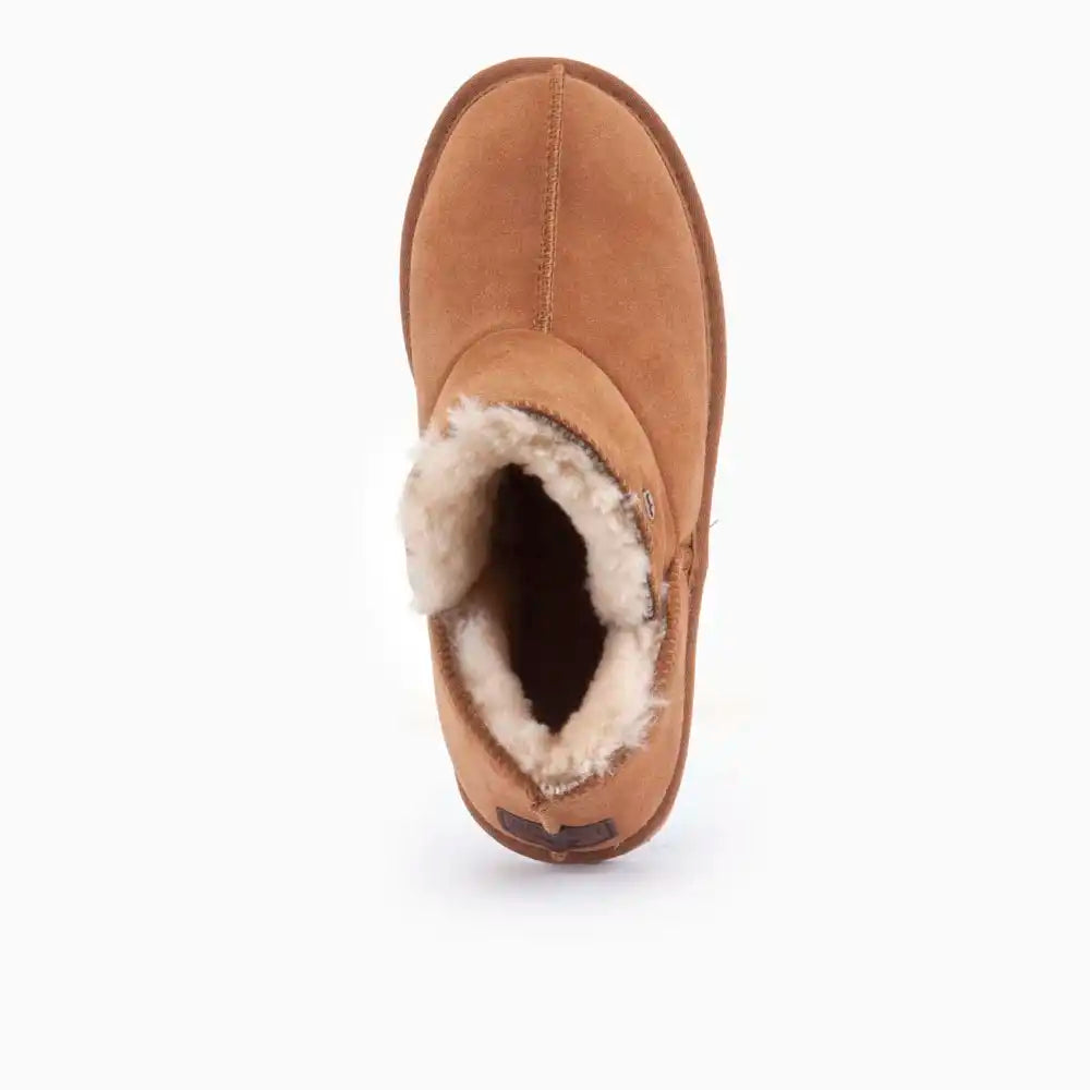 Willow kinder suède cognac 1